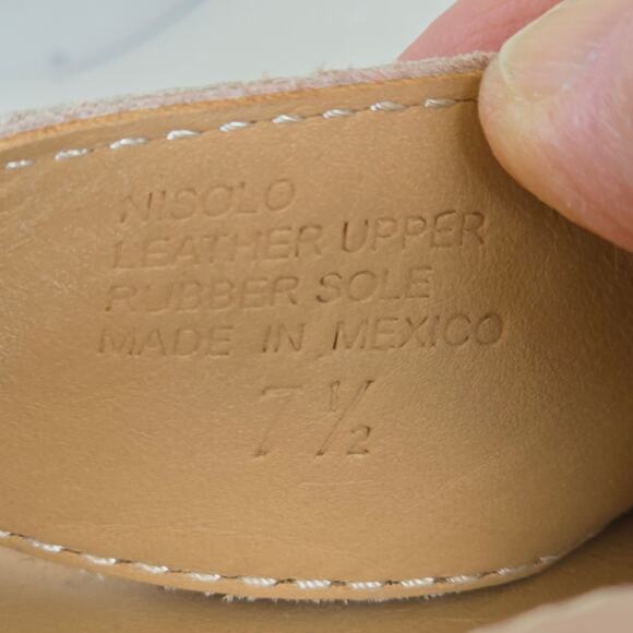 Nisolo Womens Go-To Flatform Sandals 7.5 Almond Strappy Casual Beachy Summer - Picture 11 of 11